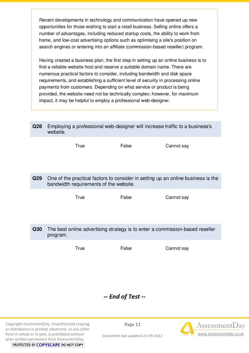VerbalReasoningTest4-Questions_2025春招题库汇总_十大行测题库_2023年十大热门题库更新中_05、TalentQ汇总_TalentQ测试题（适合大多数外资银行以及其他企业）_VerbalReasoning