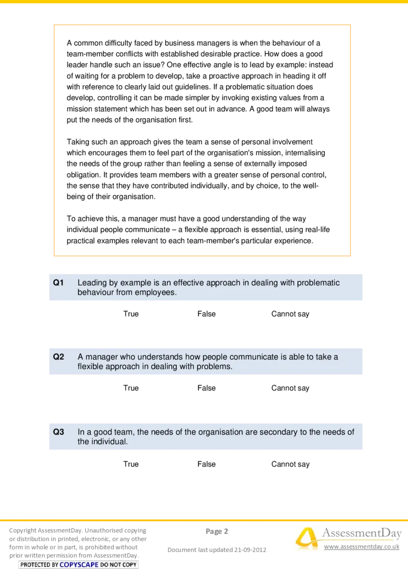 VerbalReasoningTest4-Questions_2025春招题库汇总_十大行测题库_2023年十大热门题库更新中_05、TalentQ汇总_TalentQ测试题（适合大多数外资银行以及其他企业）_VerbalReasoning