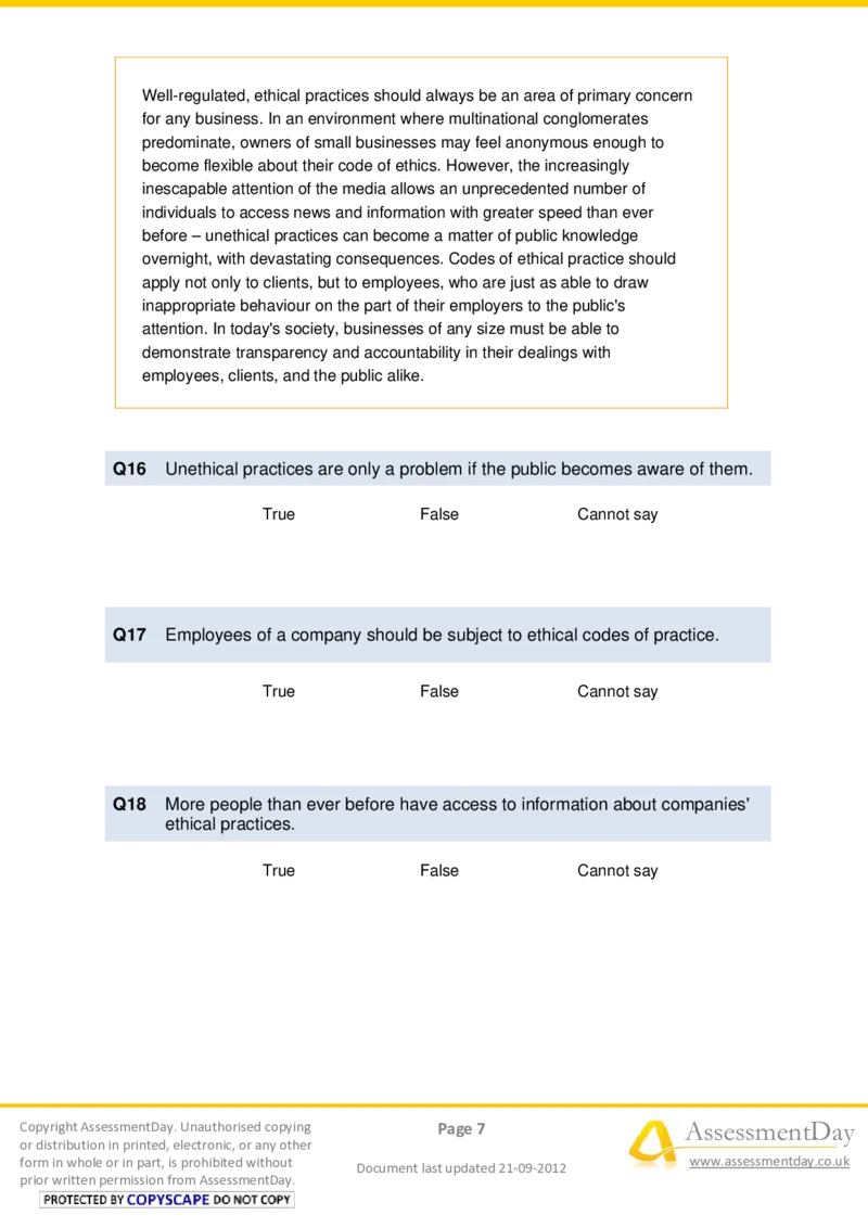 VerbalReasoningTest4-Questions_2025春招题库汇总_十大行测题库_2023年十大热门题库更新中_05、TalentQ汇总_TalentQ测试题（适合大多数外资银行以及其他企业）_VerbalReasoning
