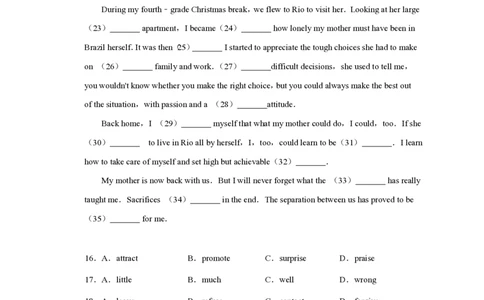 2014年高考英语试卷（天津）（空白卷）_英语历年高考真题_新&middot;PDF版2008-2025&middot;高考英语真题_英语（按试卷类型分类）2008-2025_自主命题卷&middot;英语（2008-2025）_天津自主命题&middot;英语（2008-2024）