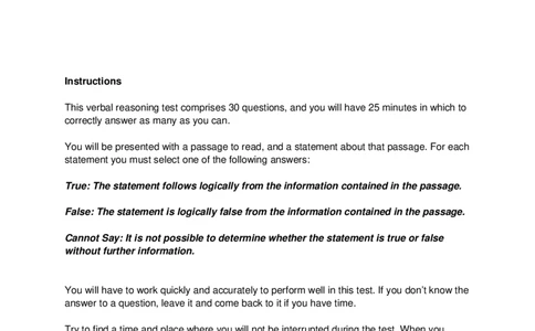 VerbalReasoningTest5-Solutions_2025春招题库汇总_十大行测题库_2023年十大热门题库更新中_05、TalentQ汇总_TalentQ测试题（适合大多数外资银行以及其他企业）_VerbalReasoning