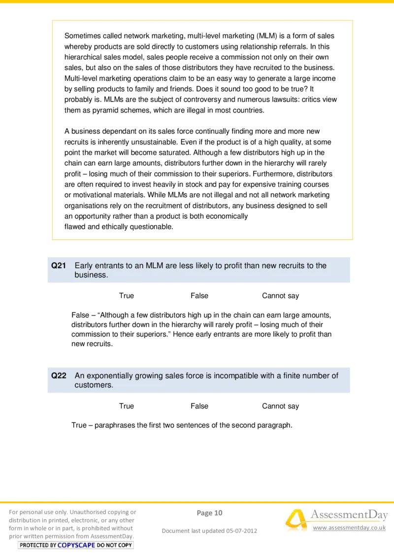 VerbalReasoningTest5-Solutions_2025春招题库汇总_十大行测题库_2023年十大热门题库更新中_05、TalentQ汇总_TalentQ测试题（适合大多数外资银行以及其他企业）_VerbalReasoning