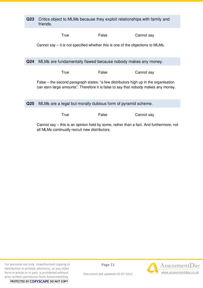 VerbalReasoningTest5-Solutions_2025春招题库汇总_十大行测题库_2023年十大热门题库更新中_05、TalentQ汇总_TalentQ测试题（适合大多数外资银行以及其他企业）_VerbalReasoning