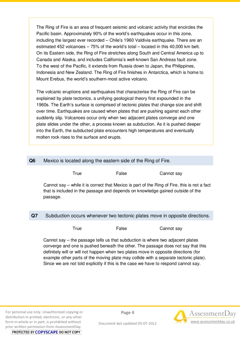 VerbalReasoningTest5-Solutions_2025春招题库汇总_十大行测题库_2023年十大热门题库更新中_05、TalentQ汇总_TalentQ测试题（适合大多数外资银行以及其他企业）_VerbalReasoning