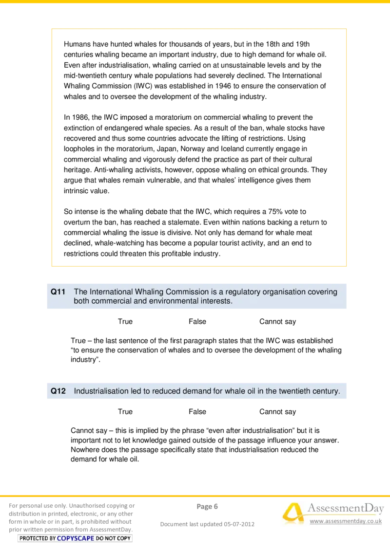 VerbalReasoningTest5-Solutions_2025春招题库汇总_十大行测题库_2023年十大热门题库更新中_05、TalentQ汇总_TalentQ测试题（适合大多数外资银行以及其他企业）_VerbalReasoning