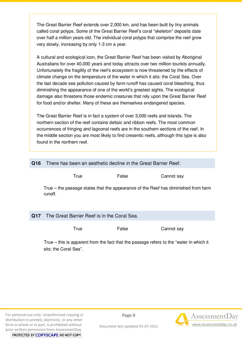VerbalReasoningTest5-Solutions_2025春招题库汇总_十大行测题库_2023年十大热门题库更新中_05、TalentQ汇总_TalentQ测试题（适合大多数外资银行以及其他企业）_VerbalReasoning