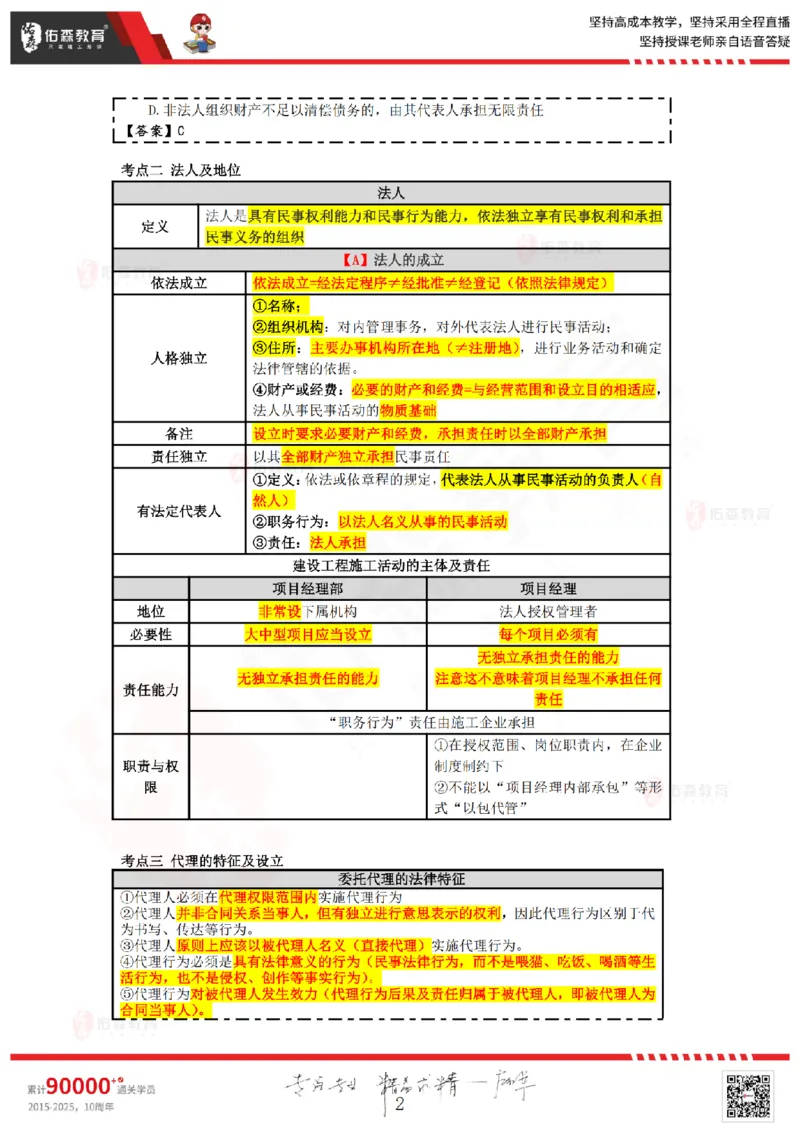2025.7.12佑森教育叶虎翼授课一建相关法规《市场主体制度》专用讲义，版权所有，侵权必究_2026年一建法规_2025年一建法规SVIP_02-基础精讲✿高端面授✿深度强化