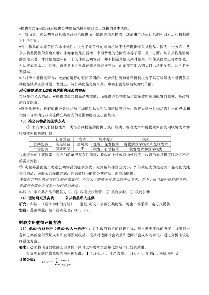 财政学基础知识讲义_2025春招题库汇总_国企题库_中国烟草_3Yancao笔试专业完整知识点（仅需看本专业）_3.4财会知识_3.财政学