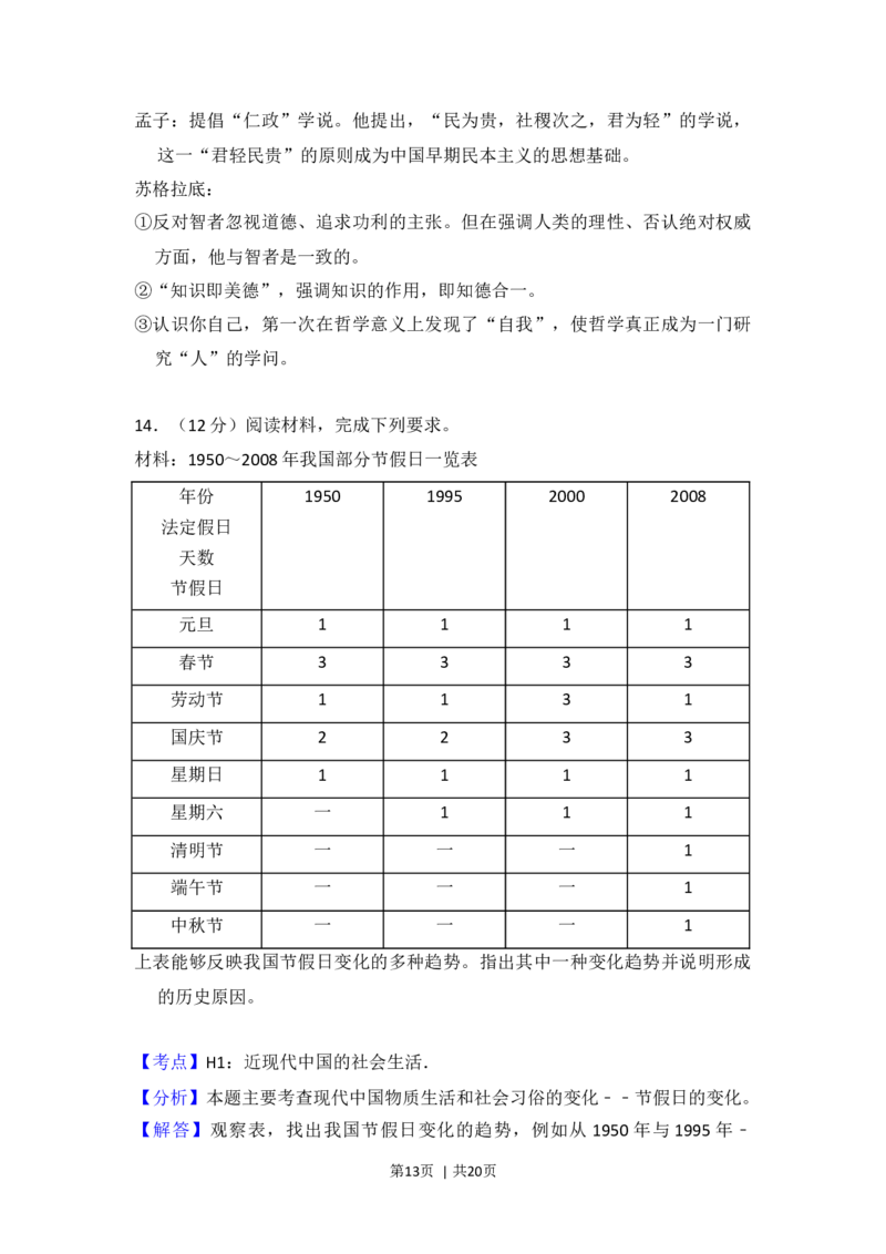 2015年高考历史试卷（新课标Ⅱ）（解析卷）_历史历年高考真题_新&middot;Word版2008-2025&middot;高考历史真题_历史（按年份分类）2008-2025_2015&middot;历史高考真题