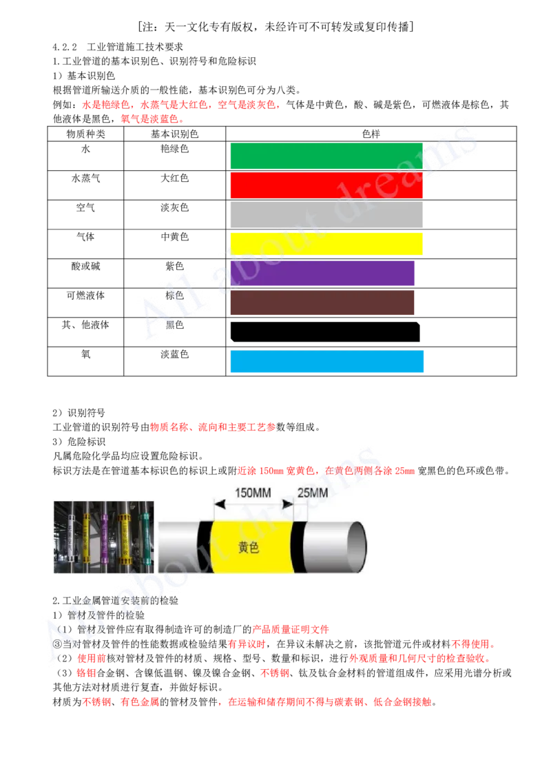2025-33-第4章-4.2-工业管道施工技术（一）_2026年一级建造师_2026年一建机电_2025年一建机电SVIP_02-基础精讲✿高端面授✿深度强化_07-机电《天一精讲班》王建波KL_讲义