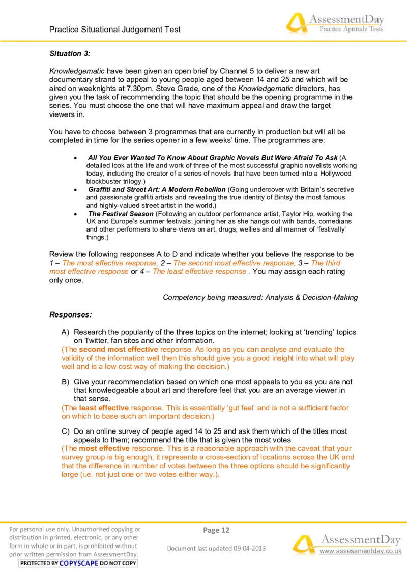 SJT2-Answers_2025春招题库汇总_十大行测题库_2023年十大热门题库更新中_05、TalentQ汇总_TalentQ测试题（适合大多数外资银行以及其他企业）_2选看通用测试题，适用于TalentQ（N多题）