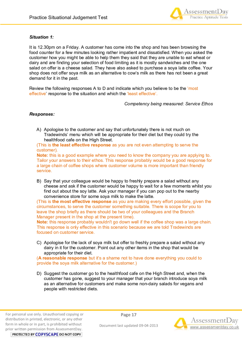 SJT2-Answers_2025春招题库汇总_十大行测题库_2023年十大热门题库更新中_05、TalentQ汇总_TalentQ测试题（适合大多数外资银行以及其他企业）_2选看通用测试题，适用于TalentQ（N多题）