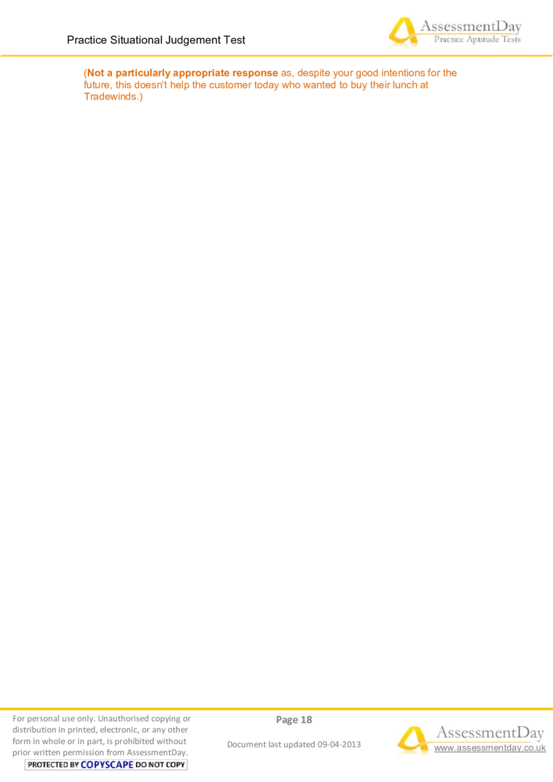 SJT2-Answers_2025春招题库汇总_十大行测题库_2023年十大热门题库更新中_05、TalentQ汇总_TalentQ测试题（适合大多数外资银行以及其他企业）_2选看通用测试题，适用于TalentQ（N多题）