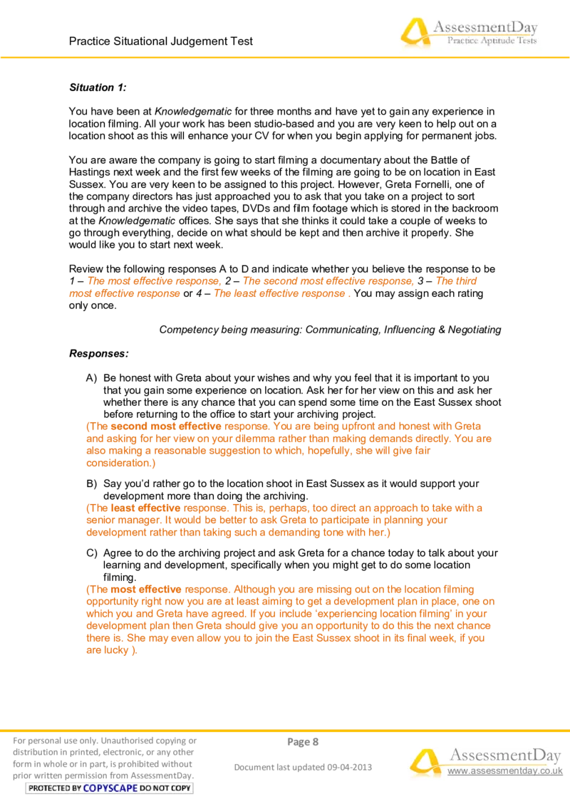 SJT2-Answers_2025春招题库汇总_十大行测题库_2023年十大热门题库更新中_05、TalentQ汇总_TalentQ测试题（适合大多数外资银行以及其他企业）_2选看通用测试题，适用于TalentQ（N多题）