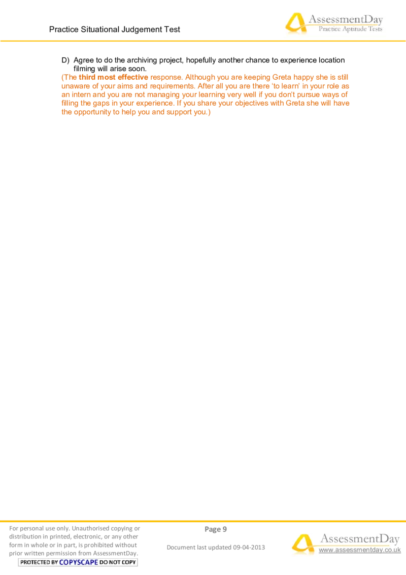 SJT2-Answers_2025春招题库汇总_十大行测题库_2023年十大热门题库更新中_05、TalentQ汇总_TalentQ测试题（适合大多数外资银行以及其他企业）_2选看通用测试题，适用于TalentQ（N多题）