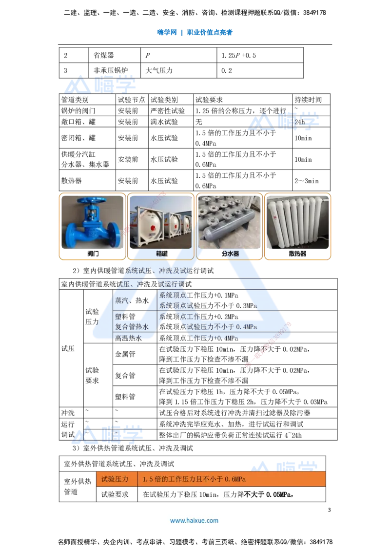10.2025杨海军-3D实景通关-（9）建筑给水排水与供暖工程施工技术-建筑给水排水与供暖系统调试和检测_2026年一级建造师_2026年一建机电_2025年一建机电SVIP_讲义