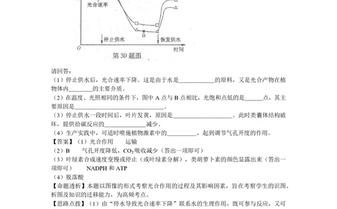 2012年高考生物试卷（浙江）（解析卷）_生物历年高考真题_新&middot;PDF版2008-2025&middot;高考生物真题_生物（按试卷类型分类）2008-2025_自主命题卷&middot;生物（2008-2025）_浙江自主命题&middot;生物（2008-2025）