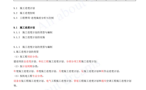 2025-58-第9章-9.1-施工进度计划_2026年一级建造师_2026年一建机电_2025年一建机电SVIP_02-基础精讲✿高端面授✿深度强化_07-机电《天一精讲班》王建波KL_讲义
