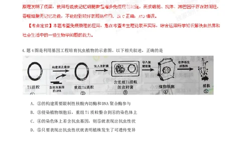 2014年高考生物试卷（重庆）（解析卷）_生物历年高考真题_新&middot;Word版2008-2025&middot;高考生物真题_生物（按年份分类）2008-2025_2014&middot;高考生物真题