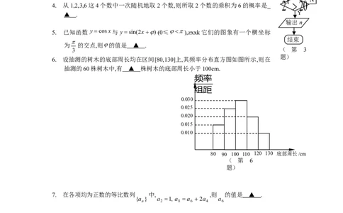 2014年高考数学试卷（江苏）（空白卷）_历年高考真题合集_数学历年高考真题_新&middot;Word版2008-2025&middot;高考数学真题_数学（按年份分类）2008-2025_2014&middot;高考数学真题