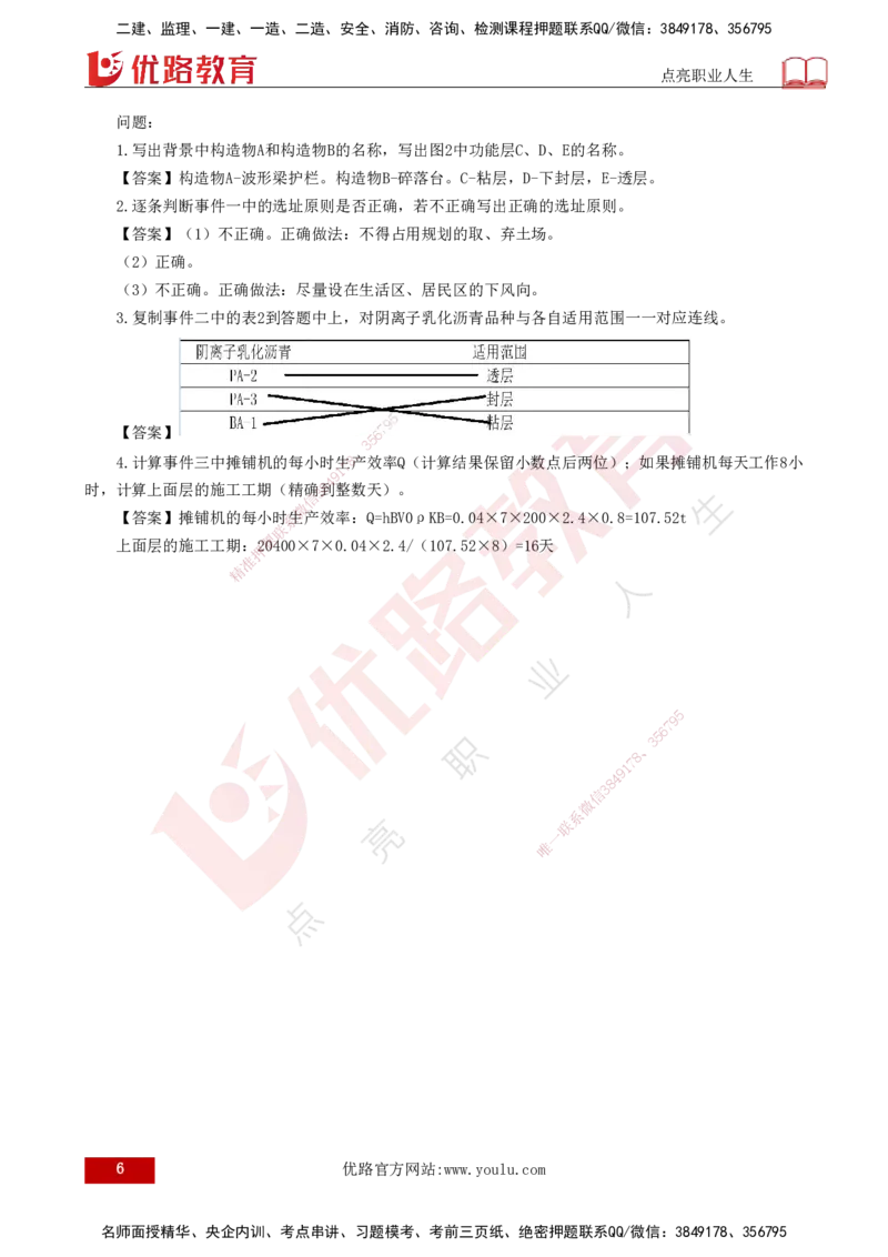 2025一建《公路实务》必杀技打印版_2026年一级建造师_2026年一建公路_2025年一建公路SVIP_04-冲刺串讲✿考点强化✿小灶集训_33-公路《应试必杀技》名师YL_讲义