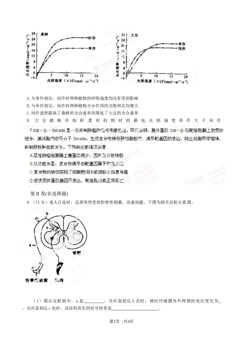 2014年高考生物试卷（四川）（空白卷）_生物历年高考真题_新&middot;Word版2008-2025&middot;高考生物真题_生物（按年份分类）2008-2025_2014&middot;高考生物真题
