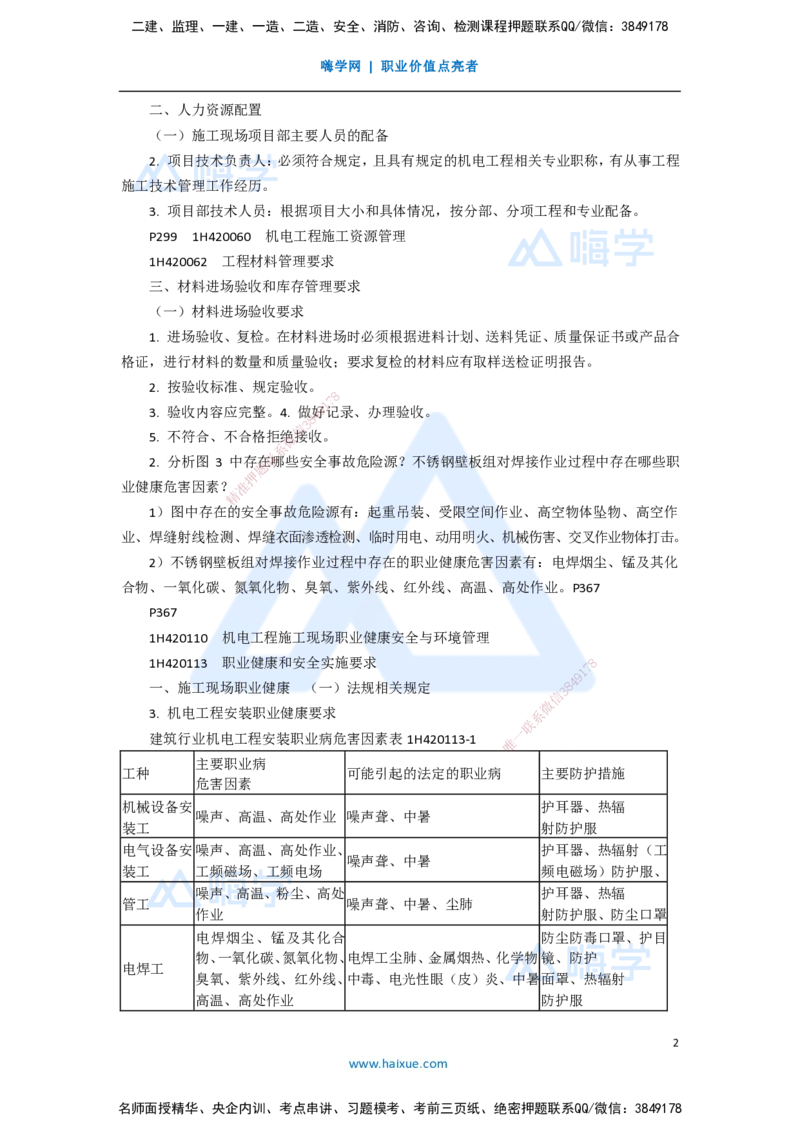 15.2025嗨学机电讲师-五年真题解析-2020年真题-案例分析题2_2026年一级建造师_2026年一建机电_2025年一建机电SVIP_03-习题精析✿实战特训✿模考通关_04-机电《五年真题解析》石莉HX