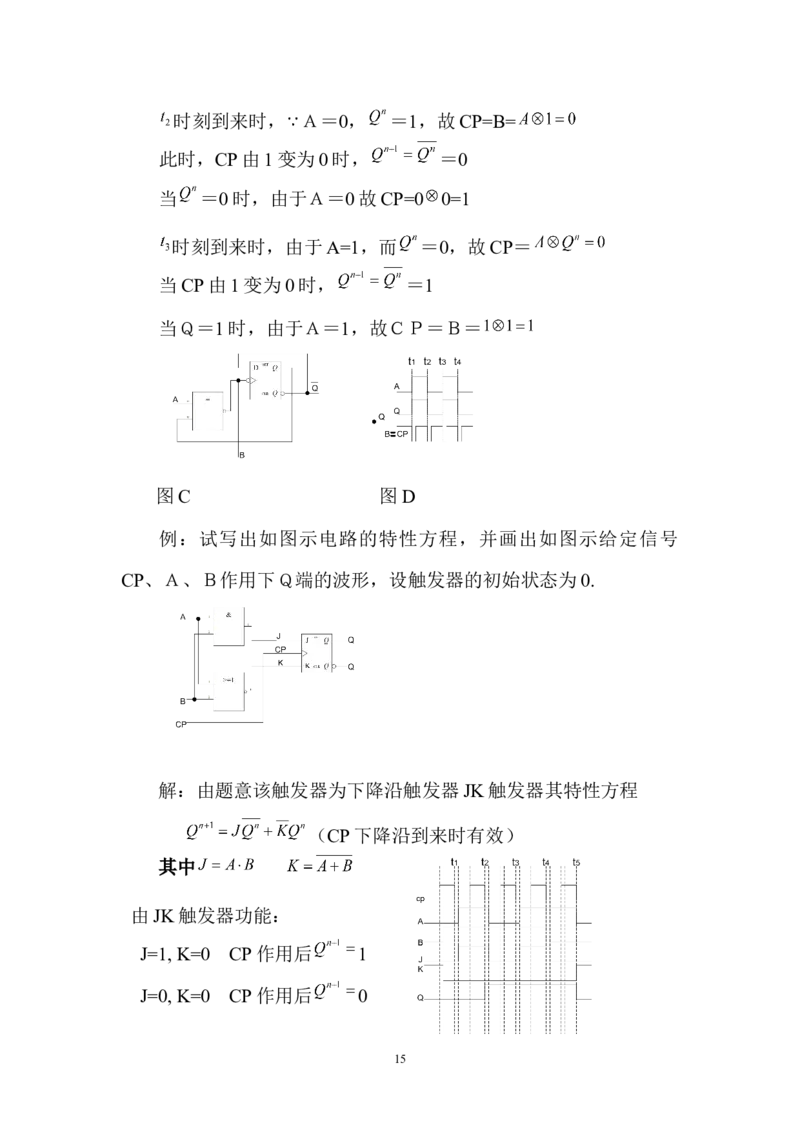 数字电路知识点汇总(精华版)_三桶油_中国石油_中石油笔试_笔试。！_7-专业测试部分（仅需看自己专业即可）_3.9电气专业知识_数字电子技术复习资料