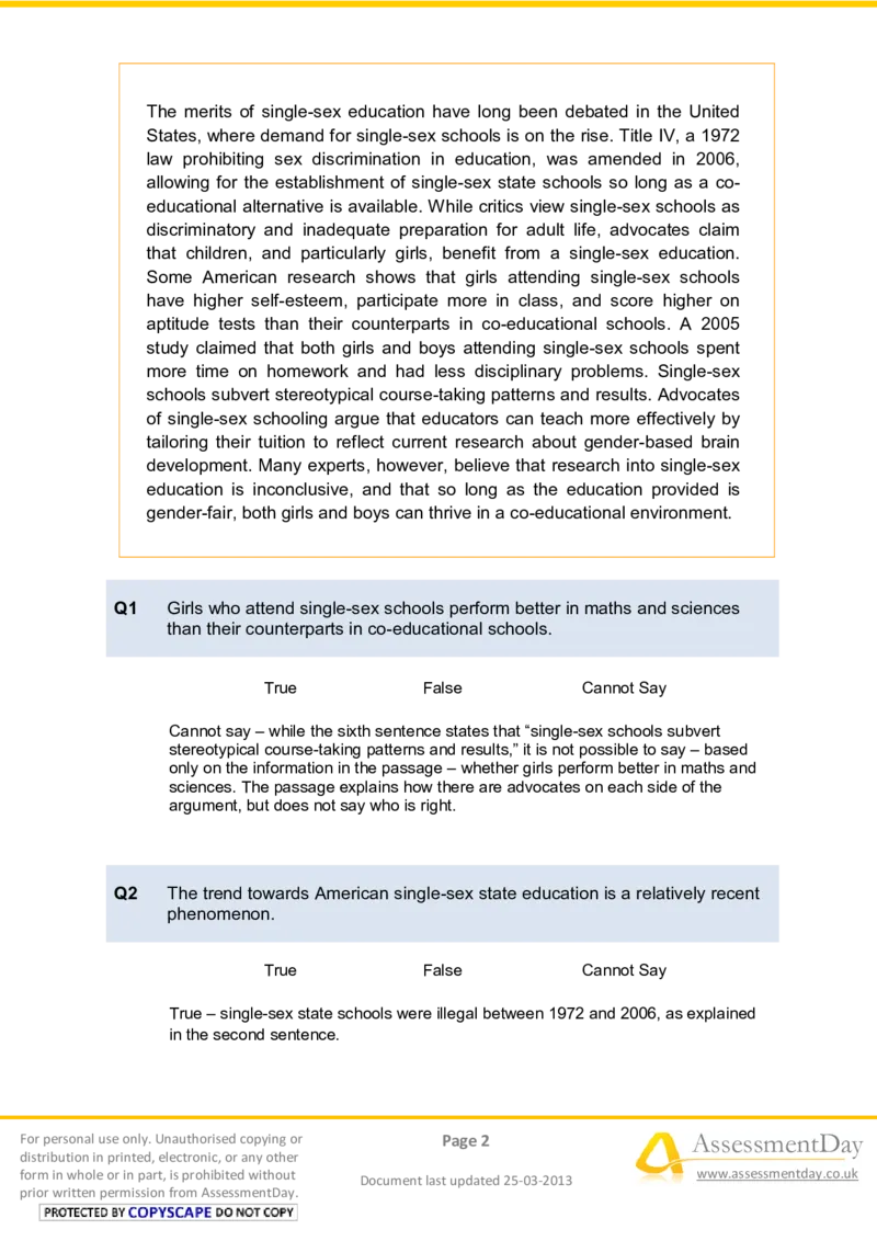 VerbalReasoningTest8-Solutions_2025春招题库汇总_八大题库-1_04八大汇总_信永中和_专业题综合知识-参考_英文题_VerbalReasoningTests