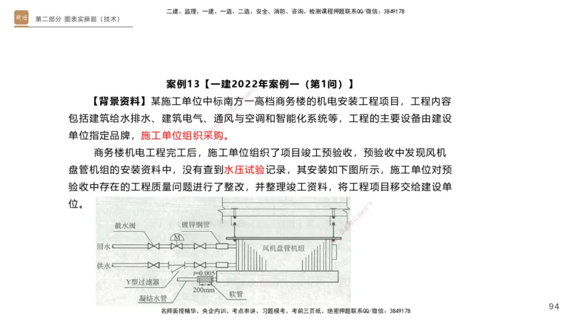 11.2025杨海军-实操速达-机电实务（带练）1、2_2026年一级建造师_2026年一建机电_2025年一建机电SVIP_04-冲刺串讲✿考点强化✿小灶集训_07-机电《案例速通带练》石莉HX_讲义