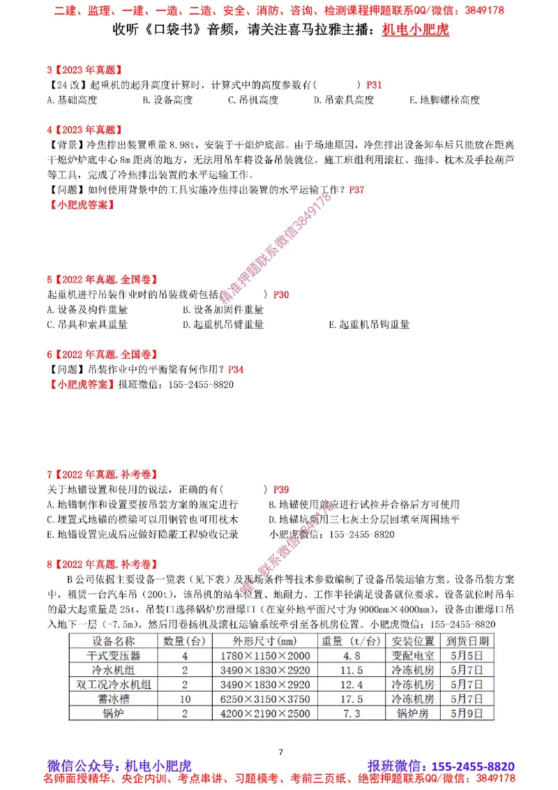2025《一建机电-章节真题》空白版_2026年一级建造师_2026年一建机电_2025年一建机电SVIP_04-冲刺串讲✿考点强化✿小灶集训_68-机电《实操看图班》小肥虎SMR