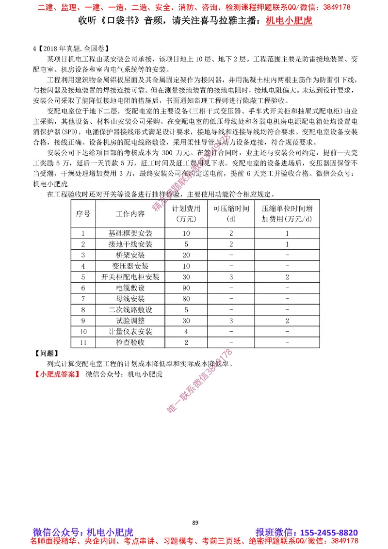 2025《一建机电-章节真题》空白版_2026年一级建造师_2026年一建机电_2025年一建机电SVIP_04-冲刺串讲✿考点强化✿小灶集训_68-机电《实操看图班》小肥虎SMR
