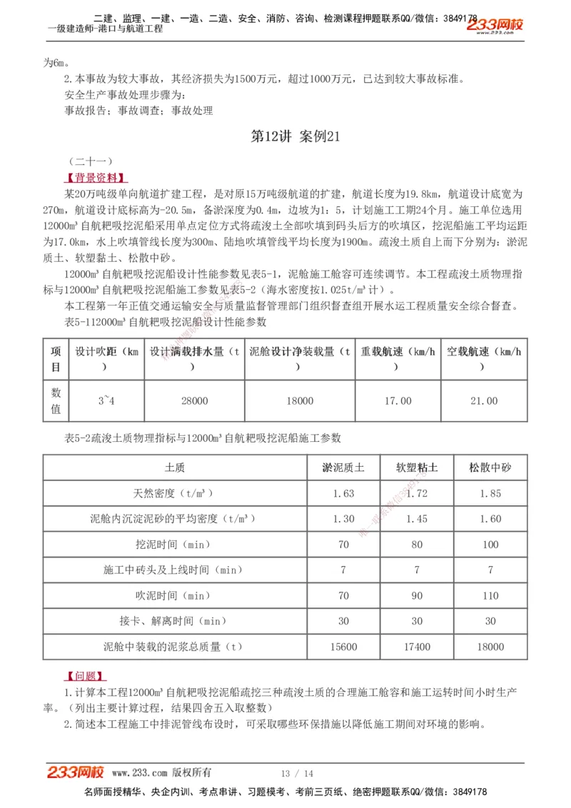 1-8_2026年一级建造师_2026年一建港航_2025年一建港航SVIP_04-冲刺串讲✿考点强化✿小灶集训_06-港航《案例专项班》陈冬铭233