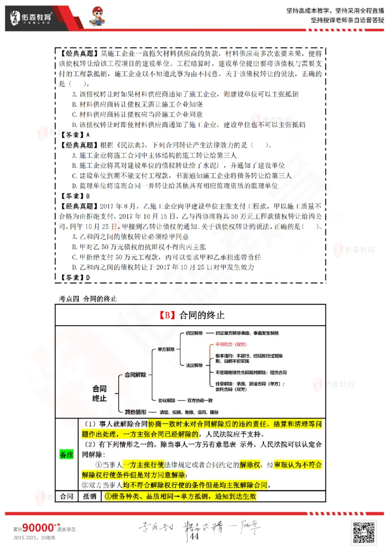 2025.4.26佑森教育叶虎翼授课一建相关法规《发承包及相关合同》专用讲义，版权所有，侵权必究_2026年一建法规_2025年一建法规SVIP_02-基础精讲✿高端面授✿深度强化