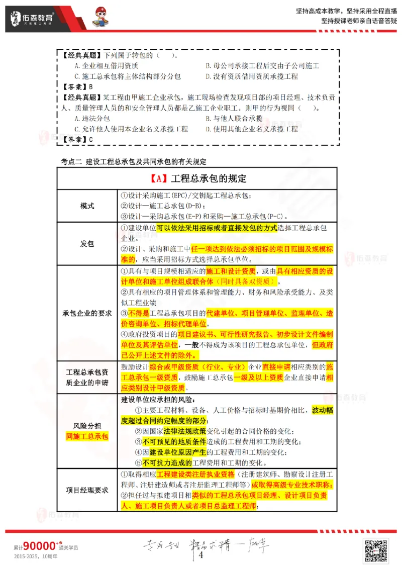 2025.4.26佑森教育叶虎翼授课一建相关法规《发承包及相关合同》专用讲义，版权所有，侵权必究_2026年一建法规_2025年一建法规SVIP_02-基础精讲✿高端面授✿深度强化