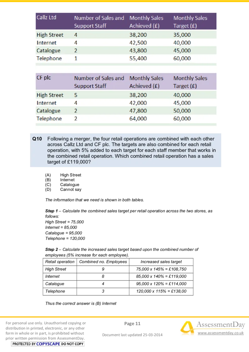 NumericalReasoningTest9-Solutions_2025春招题库汇总_八大题库-1_04八大汇总_信永中和_专业题综合知识-参考_英文题_NumericalReasoningTests