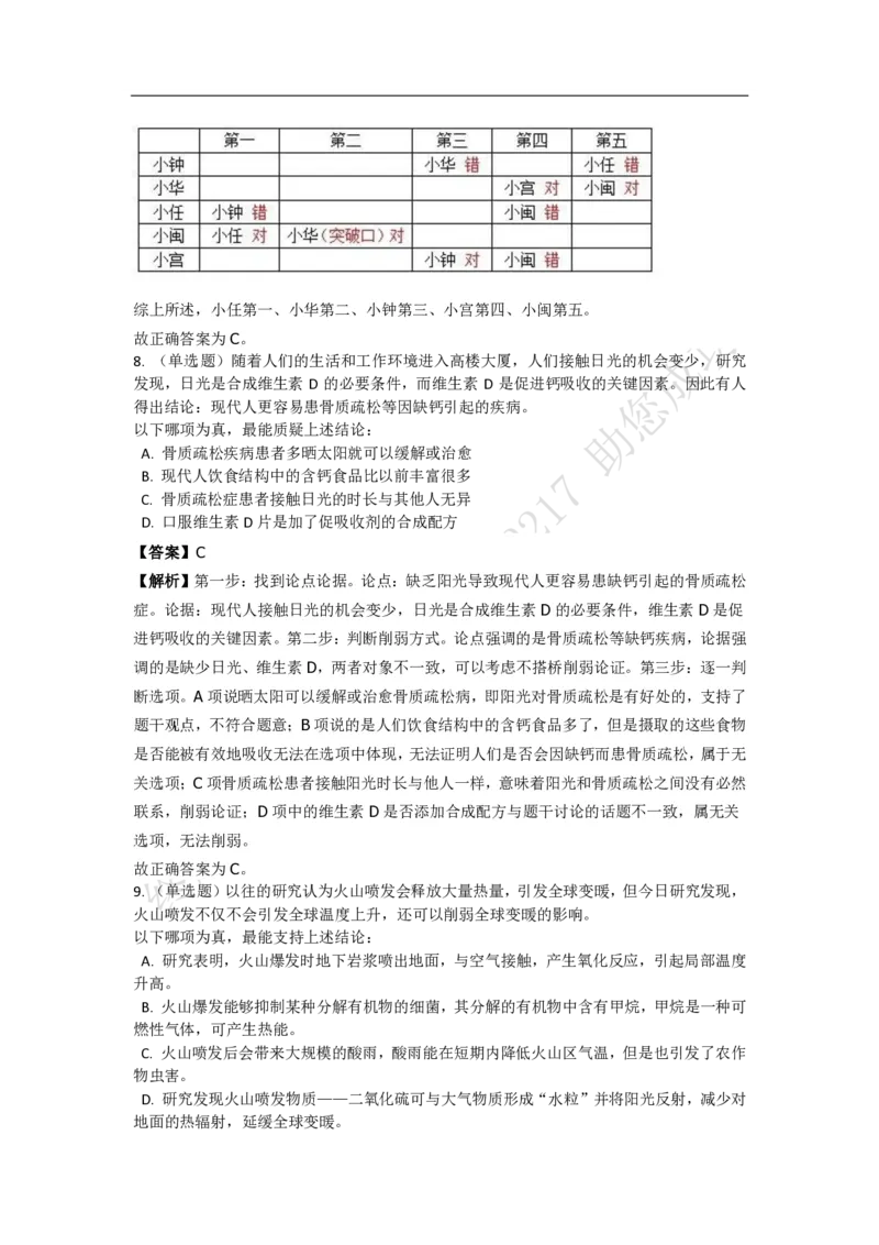 《判断推理之逻辑判断》特训题库_三桶油_中海油_2-中海油招聘考试-通用能力_判断推理模块知识点讲义+题库_强化训练判断推理题库（含解析）