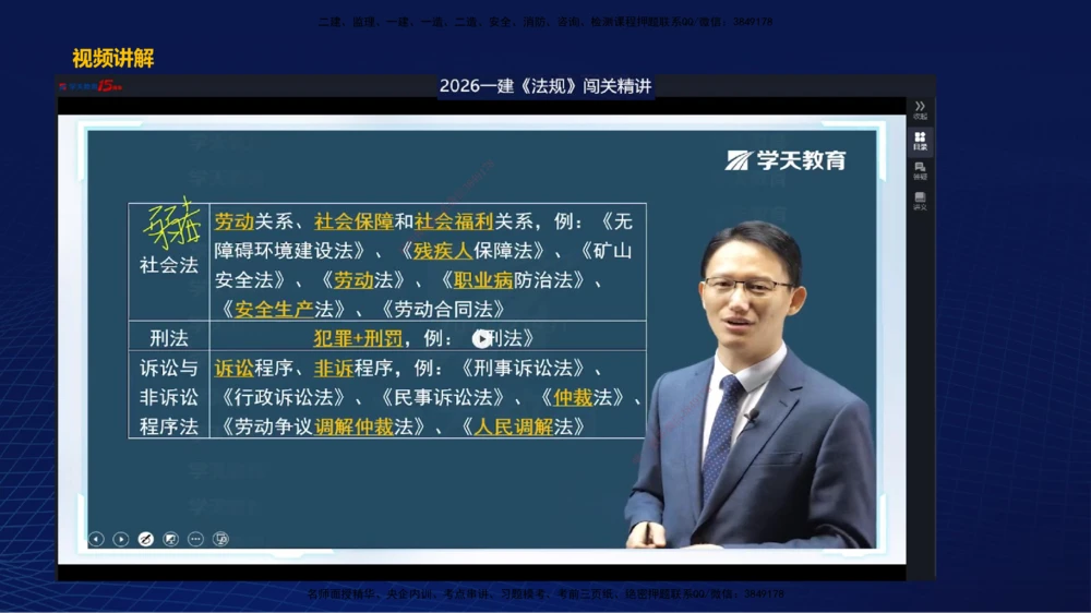 08.强基特训后续学习计划和建议_2026年一级建造师_2026年一建法规_2026年一建法规SVIP_03-习题精析✿实战特训✿模考通关_08-2026年一建法规-学天网校-强基特训班-武海峰_--配套讲义--_709
