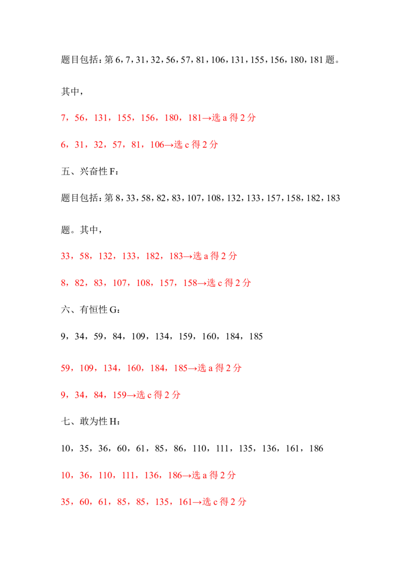 卡特尔16种人格因素测验问卷_2025春招题库汇总_八大题库-1_04八大汇总_立信_2、立信笔试题_职业性格与心理测试_1.卡氏十六种人格测试