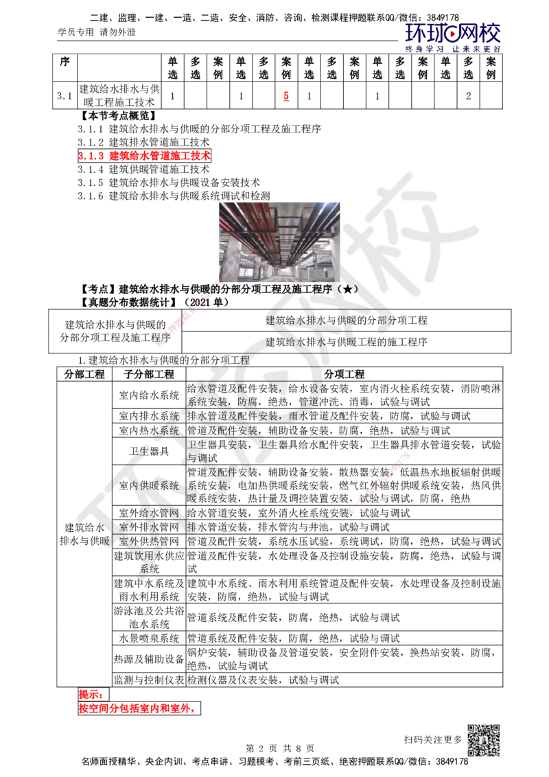 12.第12讲-31给排水供暖工程施工程序及排水管道施工技术_2026年一级建造师_2026年一建机电_2025年一建机电SVIP_02-基础精讲✿高端面授✿深度强化_苏婷