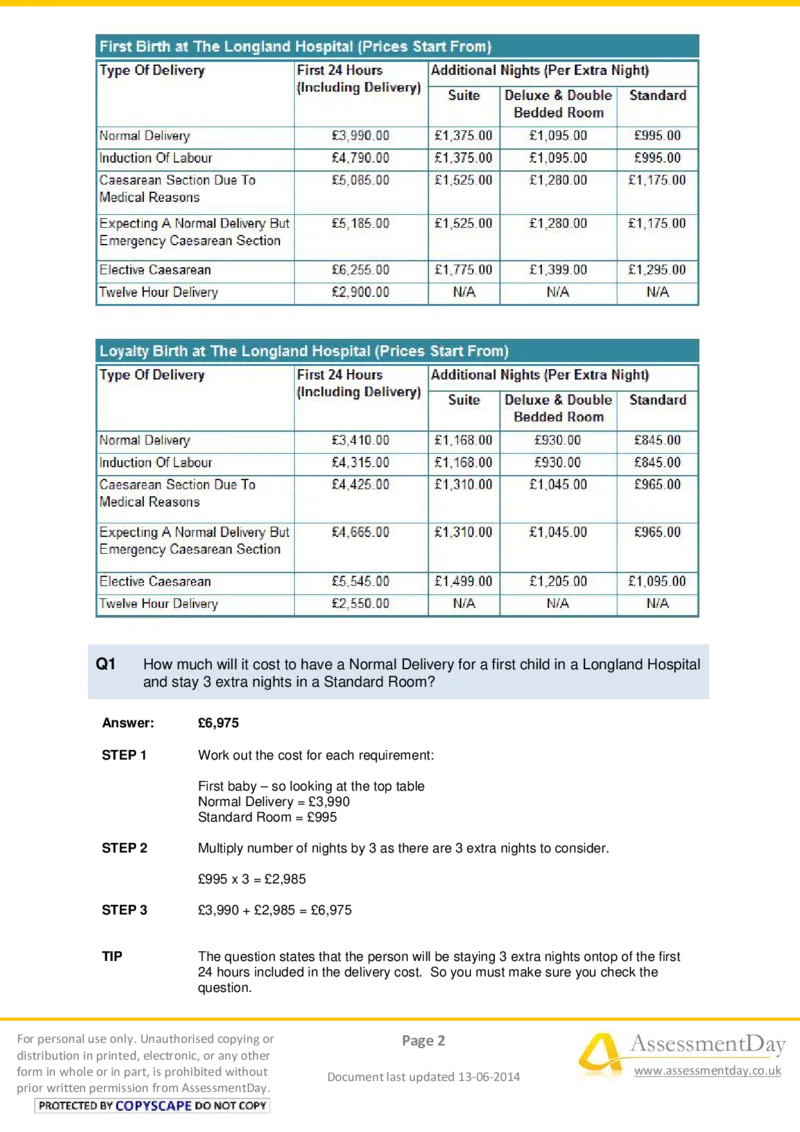 NumericalReasoningTest15-Solutions_2025春招题库汇总_十大行测题库_2023年十大热门题库更新中_05、TalentQ汇总_TalentQ笔试题库中文_TalentQ（图文版-参考）_2选看通用测试题，适用于TalentQ（N多题）