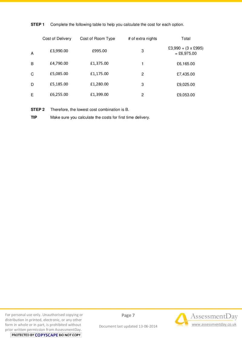 NumericalReasoningTest15-Solutions_2025春招题库汇总_十大行测题库_2023年十大热门题库更新中_05、TalentQ汇总_TalentQ笔试题库中文_TalentQ（图文版-参考）_2选看通用测试题，适用于TalentQ（N多题）