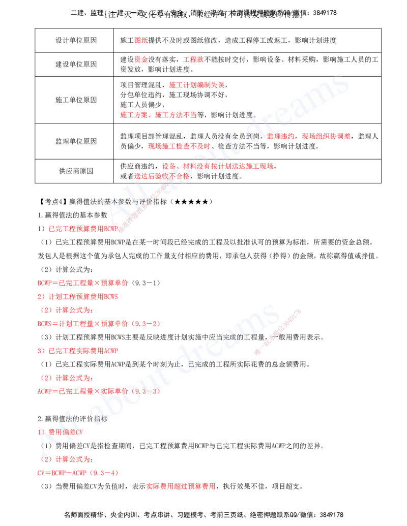 2025-16-第7章-机电工程企业资质与施工组织-第9章-施工进度管理_2026年一级建造师_2026年一建机电_2025年一建机电SVIP_04-冲刺串讲✿考点强化✿小灶集训_讲义