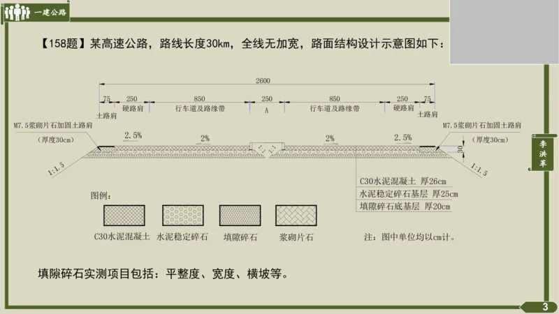 2025一建《公路》金题演练3（答案）_2026年一级建造师_2026年一建公路_2025年一建公路SVIP_02-基础精讲✿高端面授✿深度强化_11-公路《全系VIP班》李洪革SMR推荐_06.金题演练