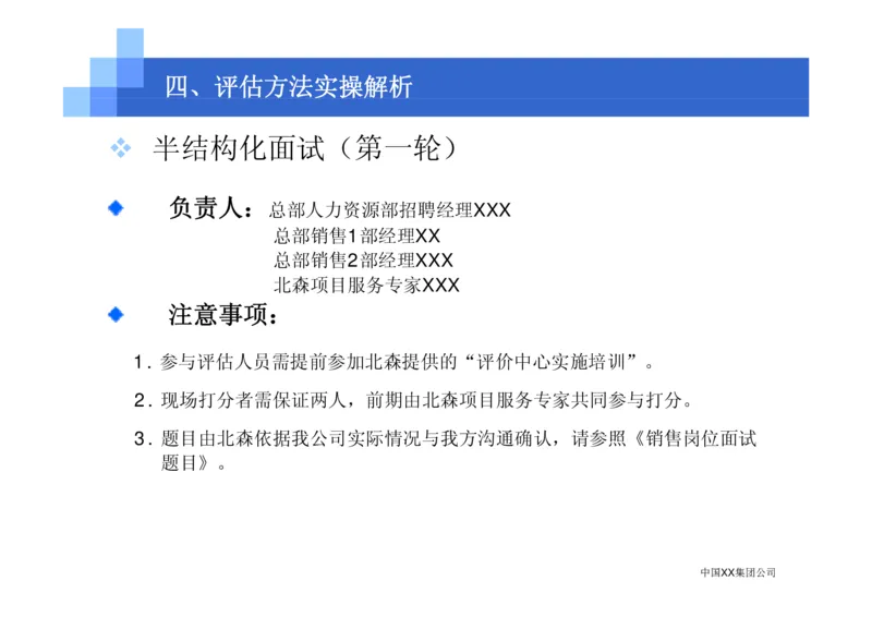中国XX集团公司招聘评估内部培训_2025春招题库汇总_银行题库-1_银行全套上岸资料_500套面试话术_05面试话术实例_07案例_中国XX集团-招聘评估内部资料（绝对实战）