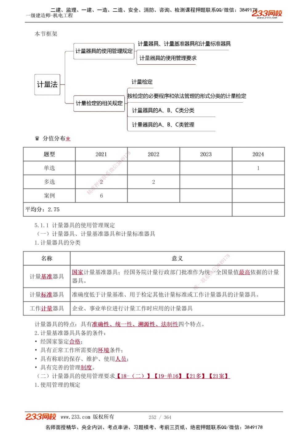 1-6_2026年一级建造师_2026年一建机电_2025年一建机电SVIP_03-习题精析✿实战特训✿模考通关_39-机电《模考金题班》王子初233