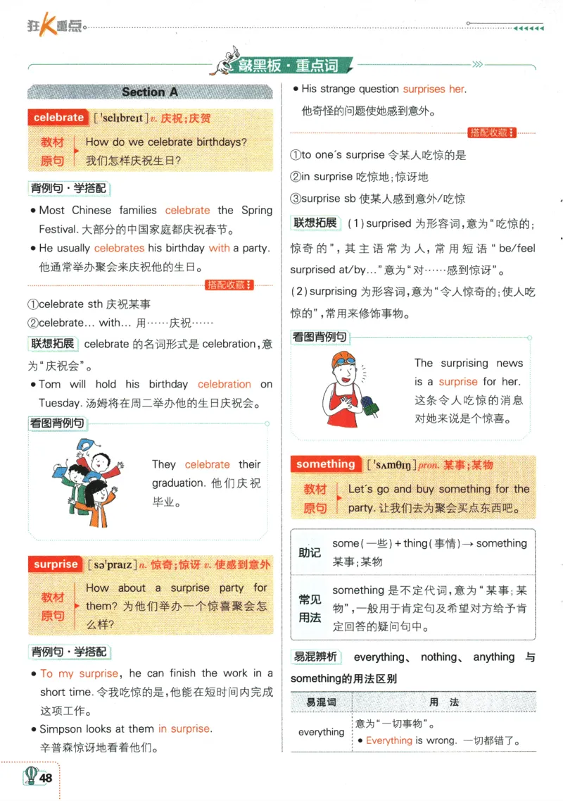 2026版《初中必刷题》英语RJ7上狂K重点_A007初中必刷合集2_A039初中必刷题合集_7上_2026版《初中必刷题》英语RJ7上