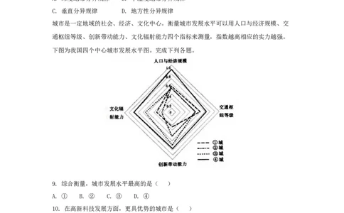 2018年高考地理试卷（浙江）（4月）（空白卷）_地理历年高考真题_新&middot;Word版2008-2025&middot;高考地理真题_地理（按省份分类）2008-2025_2008-2025&middot;（浙江）地理高考真题