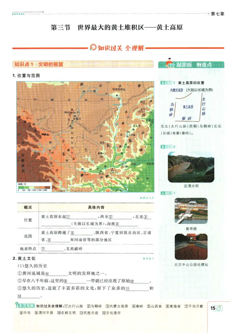 2026春《初中必刷题》地理RJ8下狂K重点_2026春《初中必刷题》地理RJ8下