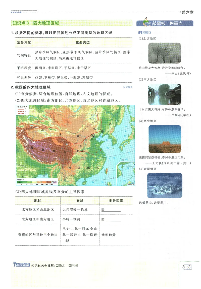 2026春《初中必刷题》地理RJ8下狂K重点_2026春《初中必刷题》地理RJ8下